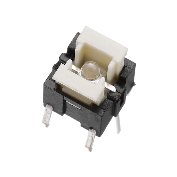 10Pcs Tact Switch SMT SMD Tactile Membrane Switch Push Button with LED Light