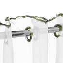 Kitchen Cafe Curtains Country Embroidery Window Sheer Voile Short Panel Valance