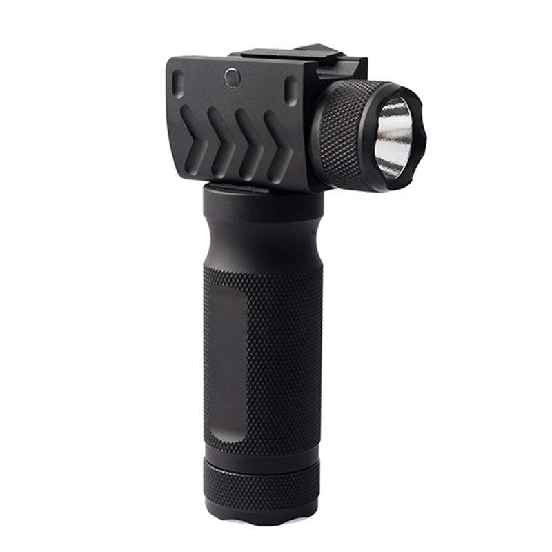 KALOAD 9910 Vertical Foregrip LED Flashlight Tactical Grip Torch Target Measure Sight Rail Mount