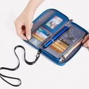 Naturehike NH18X020-B RFID Travel Wallet Waterproof Anti-theft Passport Credit Card Holder Bag