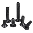 120Pcs M3 Carbon Steel DIN7991 Flat Head Screw Countersunk Hex Socket Cap Bolt for RC Model