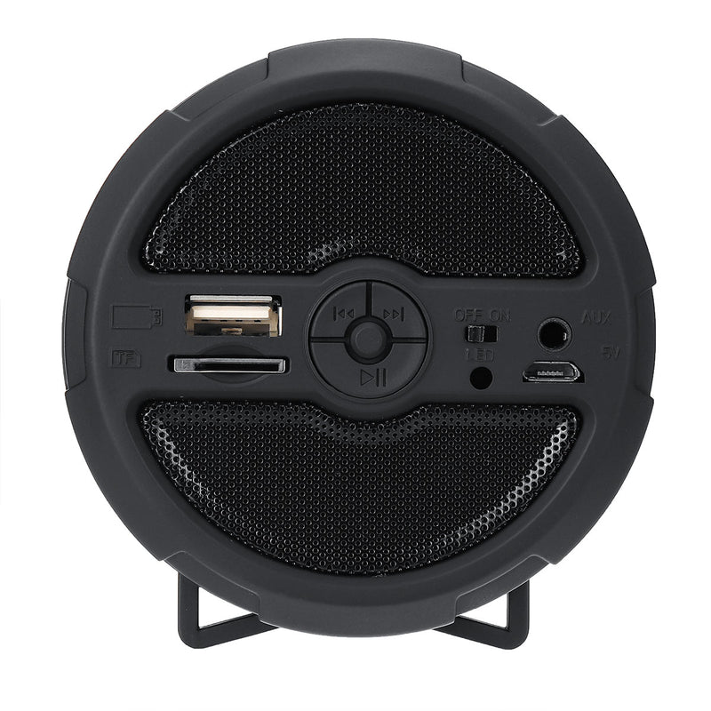 Portable LED bluetooth Speaker Splash-proof Stereo Surround Sound Outdoor Headset Support FM USB AUX TF Card
