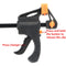 Raitool 4 Inch Wood Working Bar F Clamp Quick Grip Ratchet Release Squeeze Hand Tool DIY