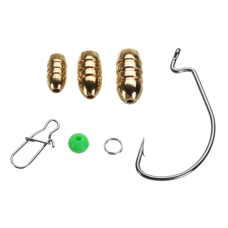 Fishing Lure Fishing Sinkers Hunting Swivel Ring Connector With Hook For Outdoor Hunting Fishing