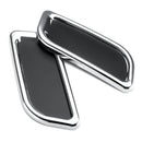 Rear Decoration Exhaust Muffler Tail Throat Cover Sticker For Citroen C4 C5 Elysee