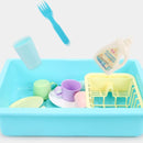 Children Plastic Simulation Electric Dishwasher Sink Pretend Play Kitchen Toys Kids Puzzle Early Education Toy