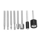 Hilda 30pcs Drill Positioner Locator with Sanding Band and Rotary Burr Carving Polishing Rotary Tool