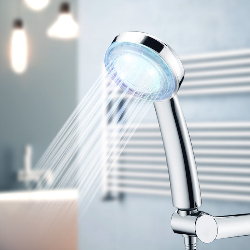 Minleaf ML-SH2 LED Rainfall Shower Head Bathroom Colorful Changing Shower Head