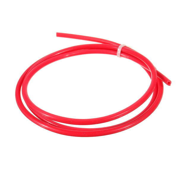 10 Rolls Red PTFE Feed Tube Long 1M Distance Guide Tube Iron Fluorine Tube for 3D Printer - Black
