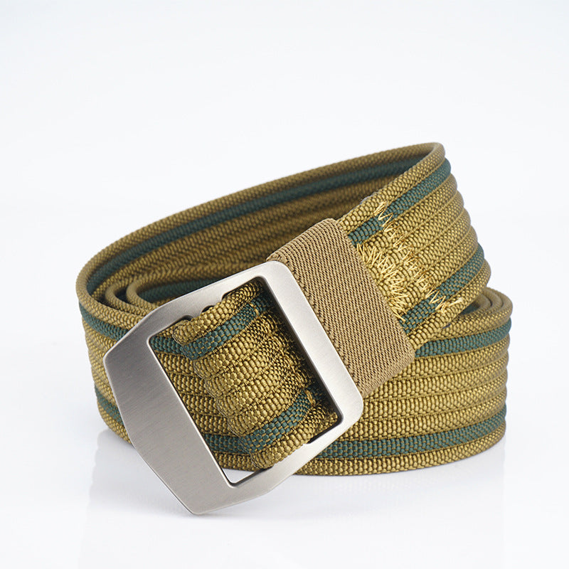 AWMN CS6 125cm D Shape Buckle Quick Release Tactical Belt Nylon  Zinc Alloy Nylon Waist Belt Leisure Belt