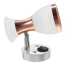 Angle Adjustable LED Reading Light Double Heads Wall Lamp Spot Light Book Light  White/Warm White