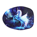 Bathroom Horse Shower Curtain Toilet Cover Mat & Pedestal Rug Mat & Bath Nonslip Mat