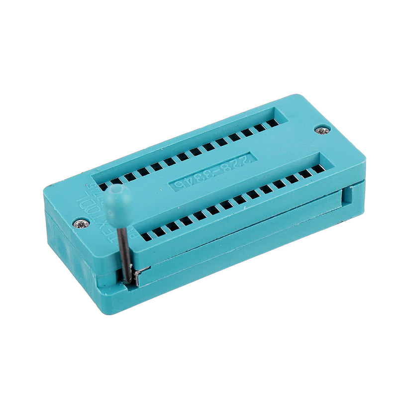 2pcs IC Lock Seat Zif Socket Test Universal zif Sockets 28Pin Wide