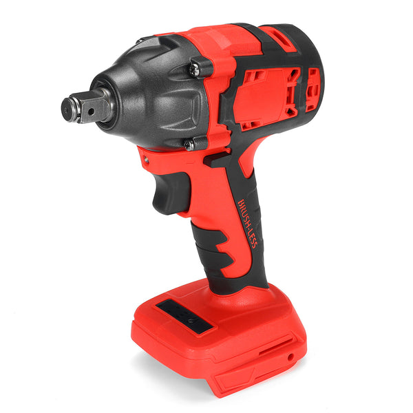 18V 520N.m. Li-Ion Cordless Impact Brushless Wrench Driver 1/2Inch Electric Wrench Replacement for Makita Battery