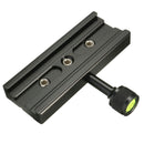 QR-120 Clamp Adapter For Quick Release Plate 1/4 Or 3/8 Inch Arca SWISS RSS Tripod
