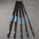ZANLURE 2.4m-4.9m Fiberglass Portable Telescopic Fishing Rod Pole Pen Ultra Hard