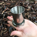 Honana HN-POC25 Stainless Steel Portable Outdoor Travel Camping Folding Collapsible Metal Water Cup