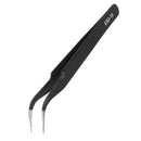 DANIU 9pcs ESD Stainless Steel Anti-static Tweezers with Storage Bag Teardown Electronic Maintenance Tool