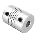 Machifit 6.35mm x 10mm Aluminum Flexible Shaft Coupling CNC Stepper Motor Coupler Connector