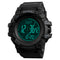 SKMEI 1356 Compass Pedometer Calorie Sport Watch Chronograph World Time Stopwatch Digital Watch