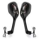 Motorcycle Rear View Mirrors With Signal LED For Suzuki GSXR600 GSXR750 GSXR1000 2005-2015