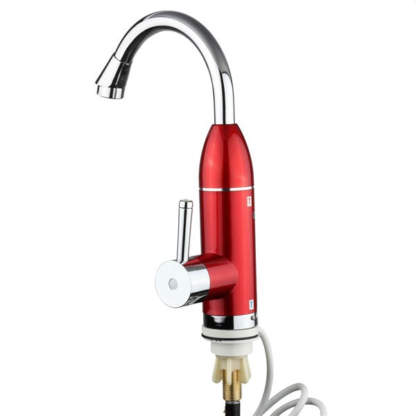 220V Electric Instant Heating Faucet Tap Water Hot / Cold Tap With LED Display