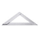 Drillpro 120/180mm Metric Triangle Angle Ruler Stainless Steel Woodworking Square Layout Tool