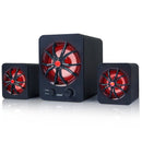 SADA D-207 Portable LED Light Light-weight 3.5mm Aux-in Wired Speaker for Mobile Phone Tablet