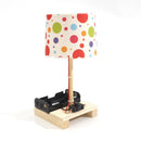 DIY Small Technology Invention Colorful Table Lamp Assembly Blocks Student Toys