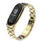 Mijobs Replacement Strap Metal Screwless Stainless Steel Wristband for Mi Band 3