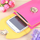 Universal Woman Double Layer Wallet Case Phone Bag Mobile Package for under 5.8-inch Phone