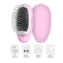 Portable Electric Ionic Hairbrush Takeout Mini Massage 3D Inflatable Hair Brush Comb