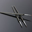 3x Tiny Acrylic Nail Art Drawing Painting Pen Brush Set