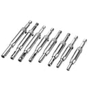 8pcs Self Centering Hinge Hardware Drill Bit Set Pilot Hole Guides Door Window Hinges Set