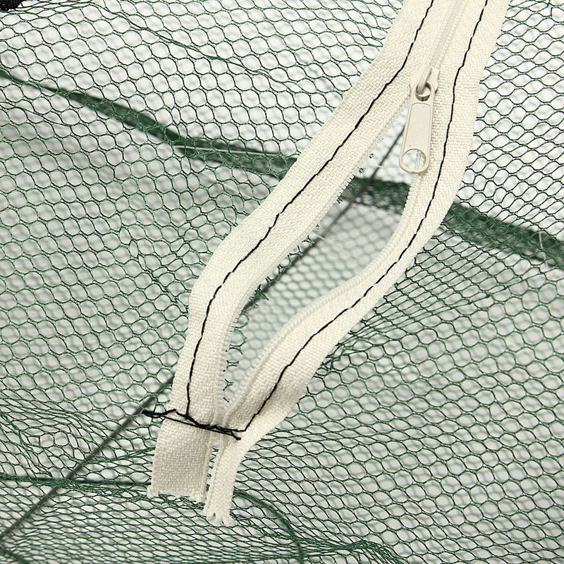 ZANLURE 22x45cm Folding Fishing Net Shrimp Crayfish Lobster Prawn Bait Mesh Trap