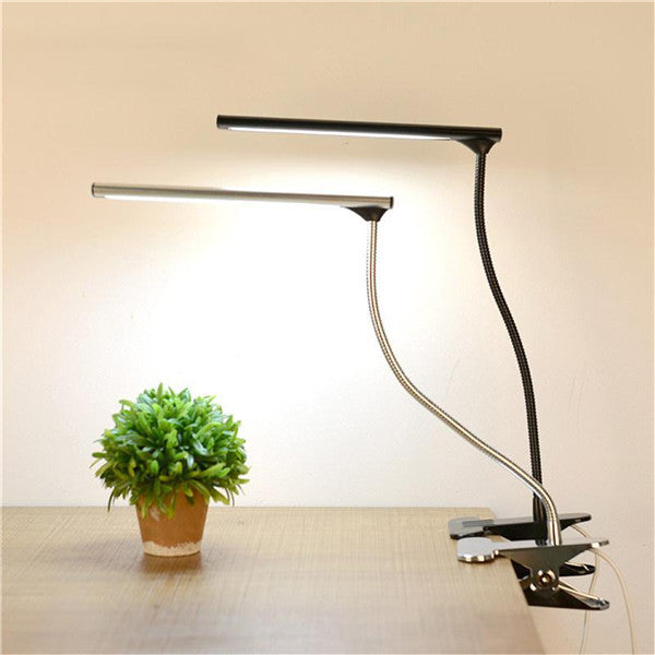 LED Dimmable Desk Lamp USB  Eye Care Table Reading Lights Bedside Bedroom Decor