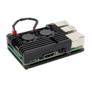 Aluminium Alloy Armor Enclosure Case With Dual Fan For Raspberry Pi 3 Model B+(plus) /3B