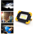 Portable 20W Dual COB LED USB Rechargeable LED Camping Work Flood Light Outdoor Searchlight