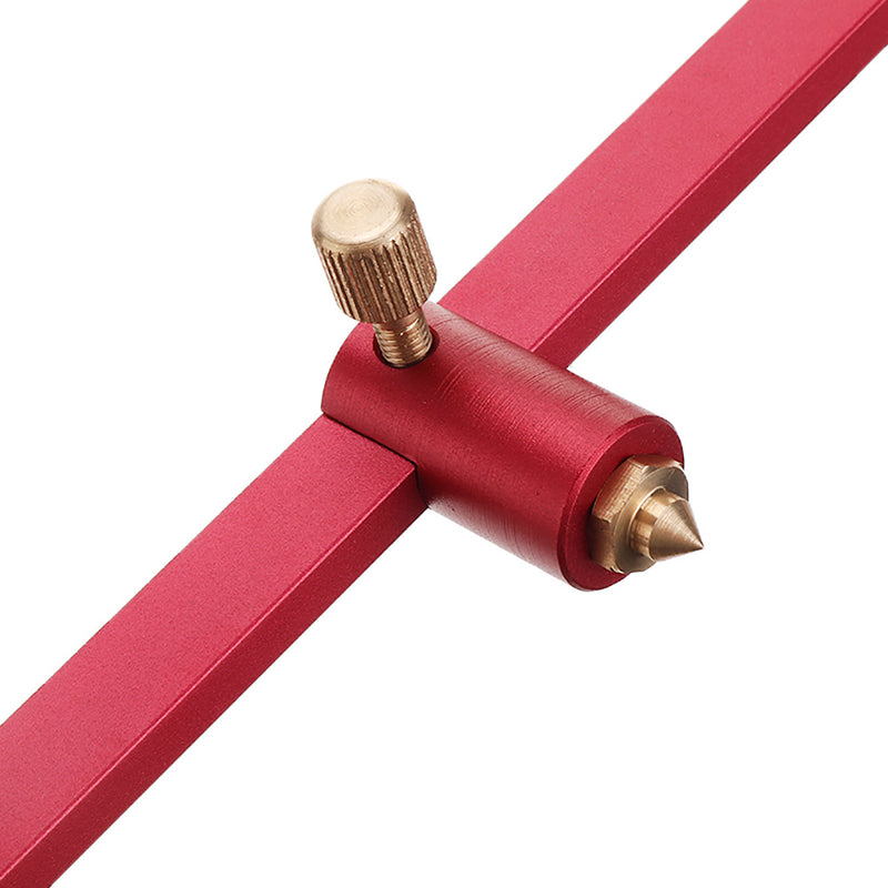 Aluminum Alloy Woodworking Deluxe Trammel System 360 Degree Carpenter Straight Line Arc Curve Scriber Circle Measuring Tool