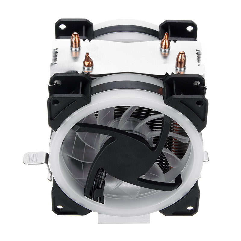 Aurora CPU Cooler RGB Cooling Fan 4Pin For Intel LGA 775 1150 1151 1155 1156 1366 AMD