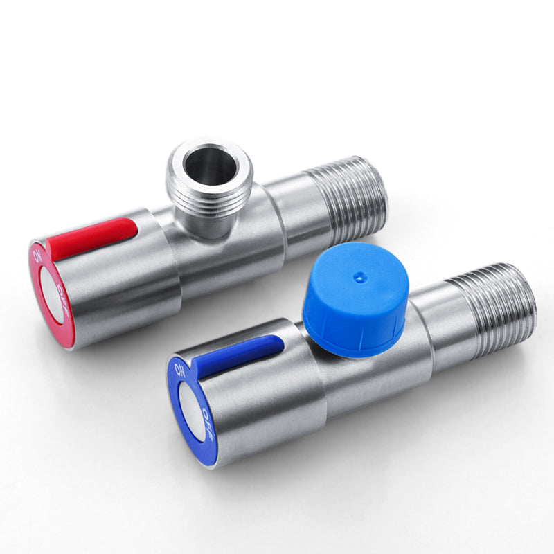 Higold 605109-10 Universal 304 Stainless Steel Angle Valve Shower Diverter Hot Cold Water for Bathroom/Kitchen/Toilet Faucet