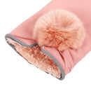 Touch Screen Warm Gloves Elegant Winter Combed Full Finger Cotton Soft Skiing Gloves