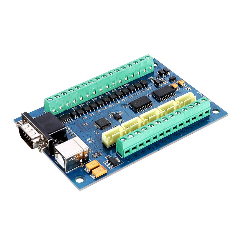 CNC Driver Control Module 5-axis MACH3 Interface Board USB Engraving Machine 5 Axis with MPG Stepper Motor Motion Controller