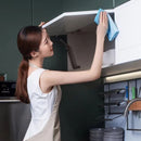 JIEZHI Microfiber Non-marking Scouring Rags Scouring Cloths 5pcs/Set Glass Cleaning Cloths