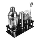 18Pcs Cocktail Shaker Accessories Set Barware Bar Mixing Making + Acrylic Holder