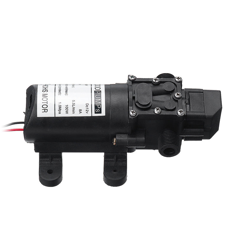 DC 12V 5.5L/Min 8A High Pressure Water Diaphragm Pump Self Priming Water Pump Caravan Garden Wash
