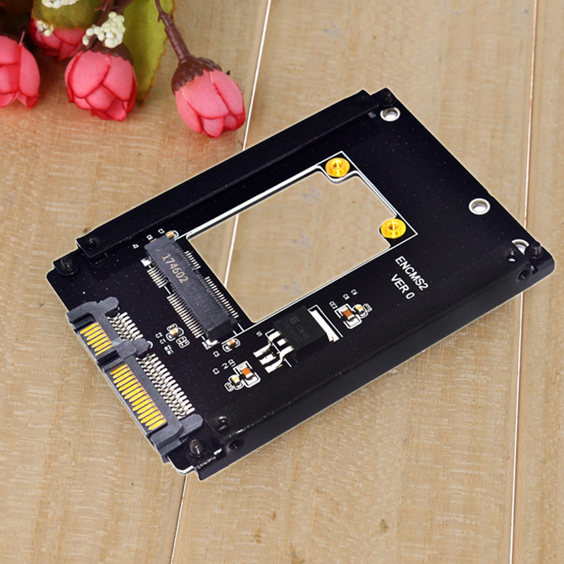 ITHOO MSATA1S-N01 MSATA to SATA 3.0 SSD PCI-E Expansion Card 6Gbps for Desktop Computer