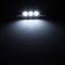 White 29mm 3SMD Festoon LED Replacement Bulb For Car Vanity Mirror Light