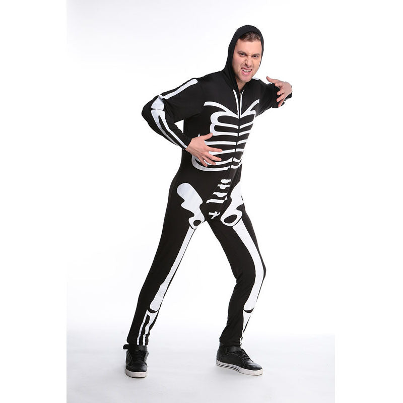 Game Uniforms Halloween Party Skeleton Conjoined Clothing Men and Women Couples Skull Suits