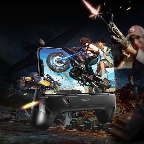 ROCK Gamepad Controller Phone Holder Double Cooling Fan With Power Bank For 4-6.7 inch Phones